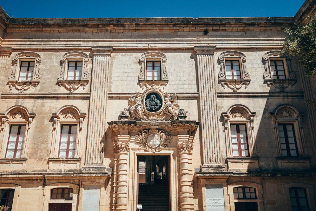 Palata Vilhena: Prirodnjački muzej u gradu Mdina, Republika Malta